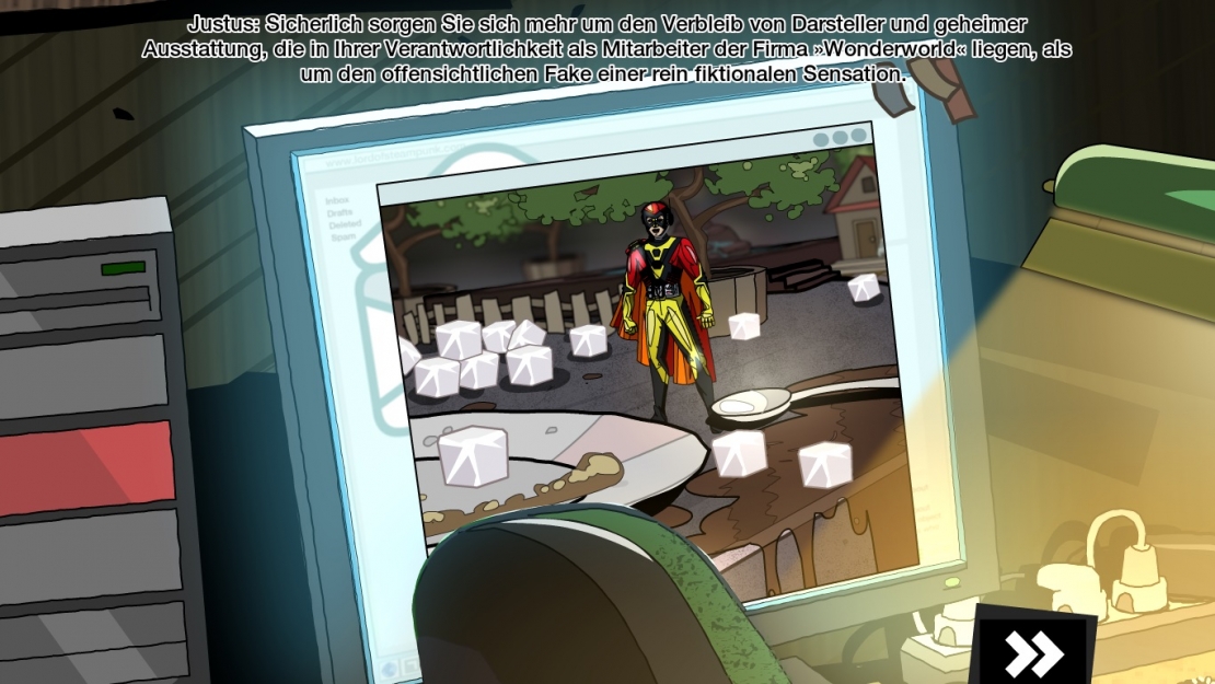 Detektivischer Spürsinn hoch Drei